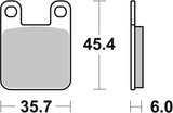 Brembo B-07044 Scooter (CC) Carbon Ceramic Rear Brake Pad (07044)