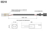 Rizoma R-EE210H Wiring Kit for Blind Spot Mirrors