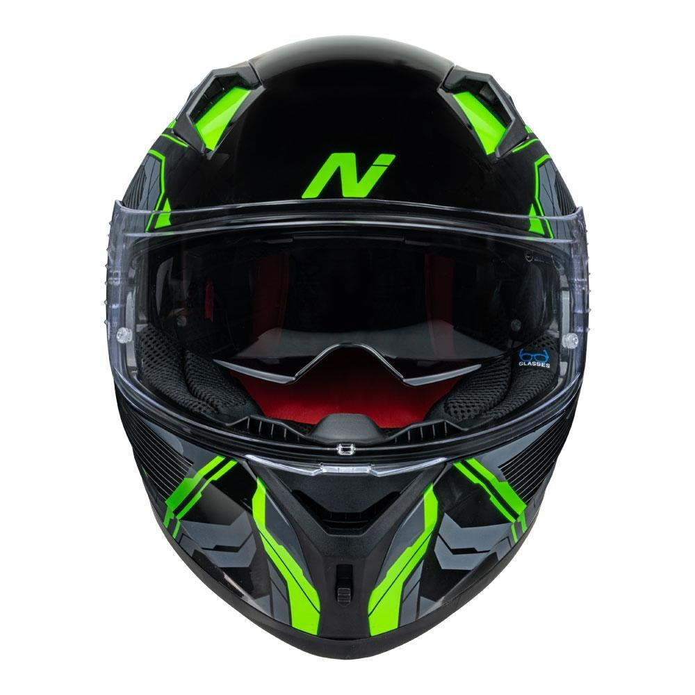 Nitro N501 DVS Fuse Gloss Green/Grey/Black Helmet
