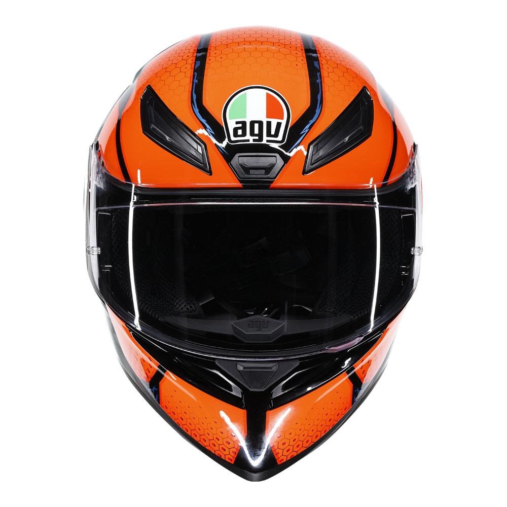 AGV K1 S Speedarmor Gloss Black/Orange/Blue Helmet