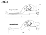 Rizoma Adjustable Plus Clutch Lever Black for Indian FRT 1200