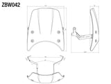 Rizoma Headlight Fairing Silver w/Clip-On Mounting Kit for BMW R NineT