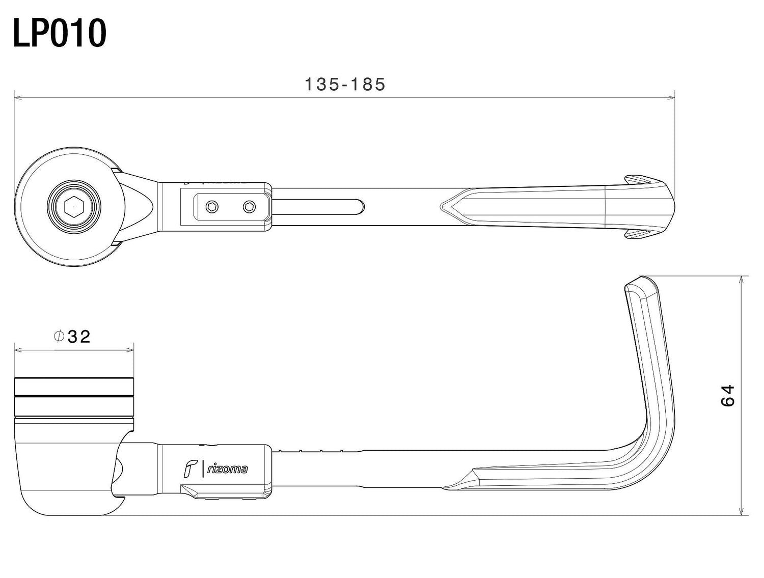 Rizoma Biposition Proguard System Street Edition Silver