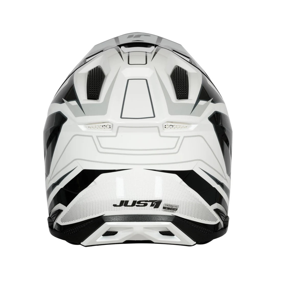 Just1 J40 Speed Gloss Black/White Helmet
