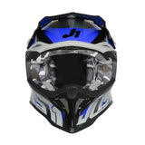 Just1 J39 Revo Gloss Grey/Blue/Black Helmet