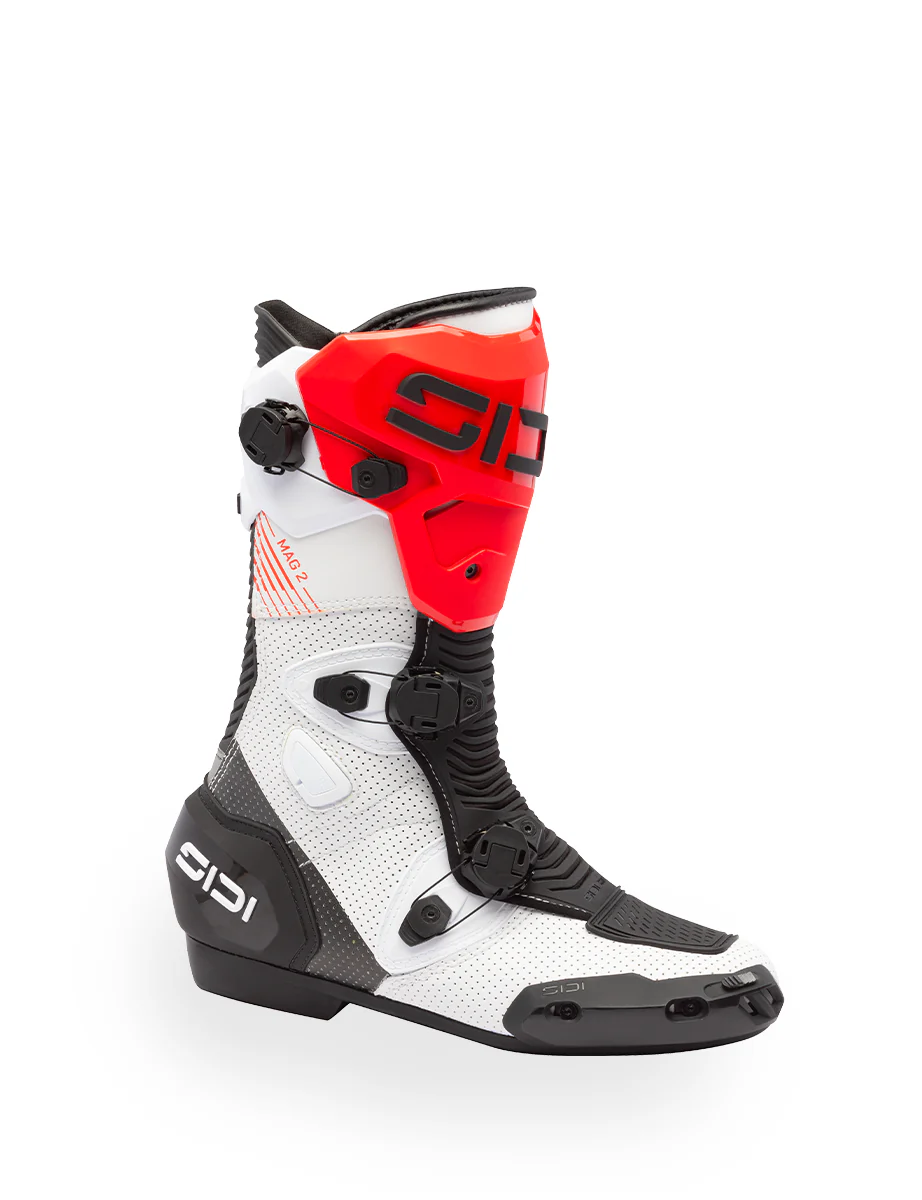Sidi Mag 2 Air White/Black/Red Boots