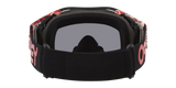 Oakley Airbrake MX Goggles w/Red Eddie Strap & Dark Grey Lenses