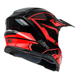 Nitro MX710 Shard II Gloss Red/Black Youth Helmet