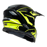 Nitro MX710 Shard II Gloss Fluro Yellow/Black Youth Helmet