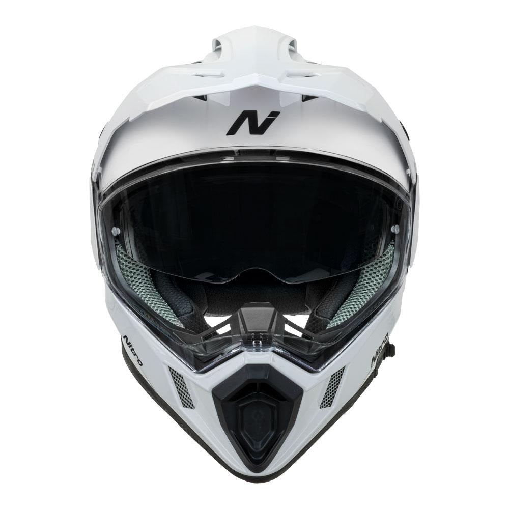Nitro MX780 DVS Gloss White Adventure Helmet