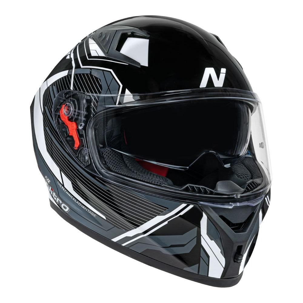 Nitro N501 DVS Fuse Gloss Grey/White/Black Helmet