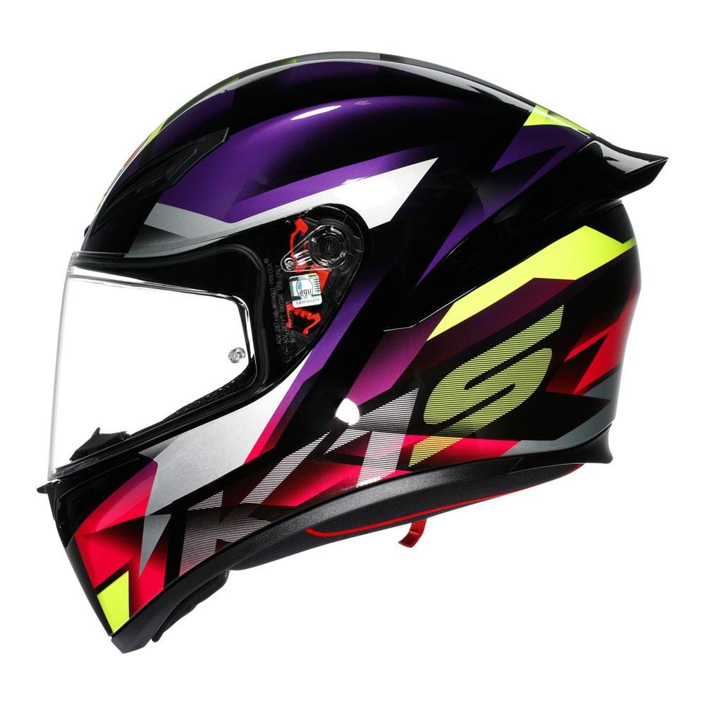 AGV K1 S Fastlap Gloss Black/Purple/Pink Helmet
