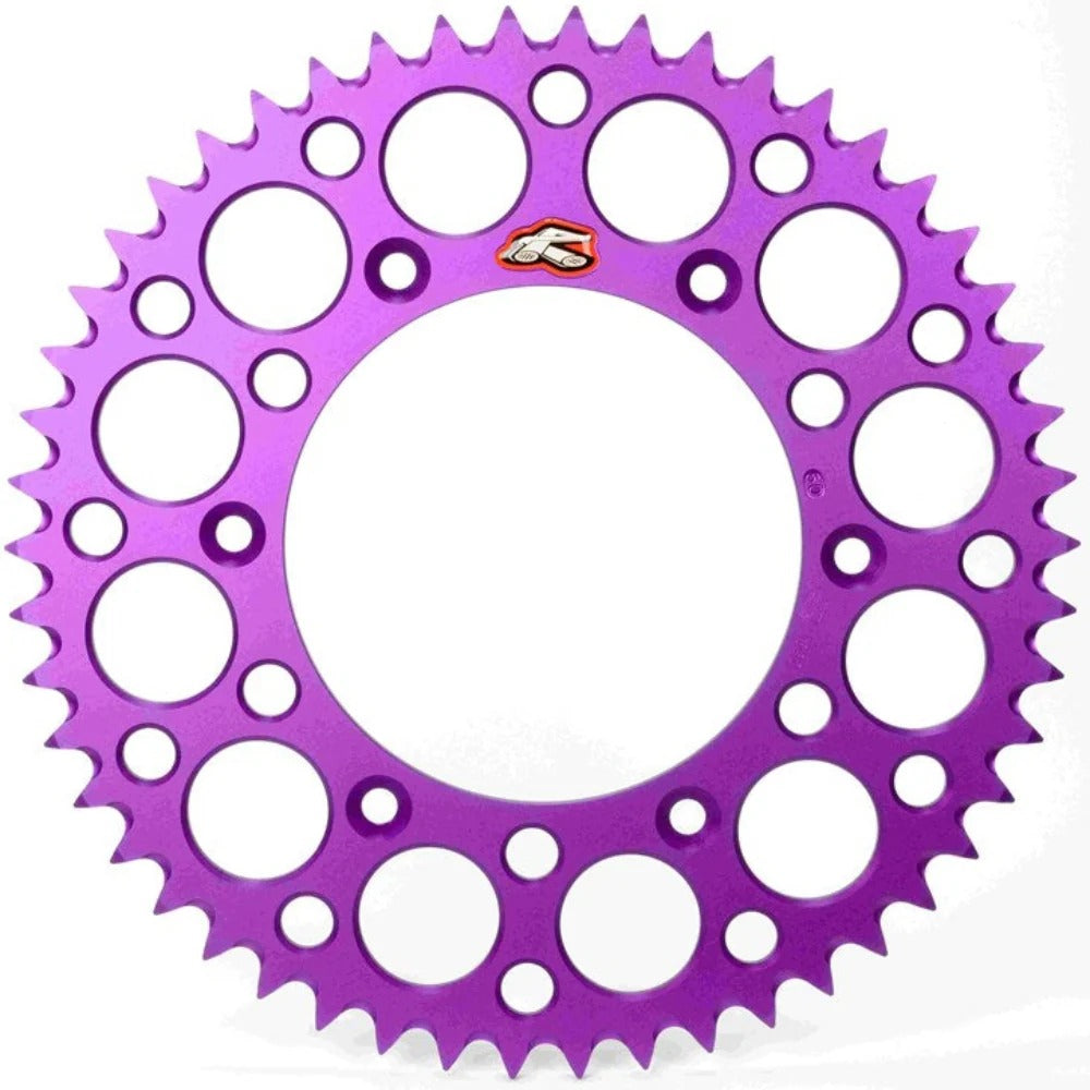 Renthal 154U52051GRPE Ultralight Grooved 51T Rear Sprocket Purple (520 Pitch)