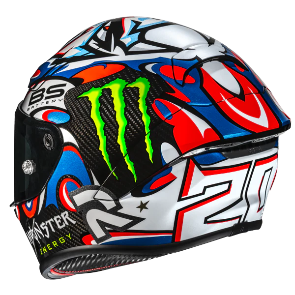 HJC RPHA 1 V2 Carbon Quartararo Le Mans 3 MC-21 Helmet