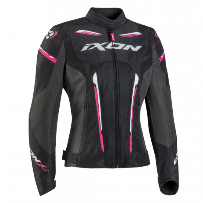 Ixon Striker Air Lady Black/Anthracite/Fushia Textile Womens Jacket