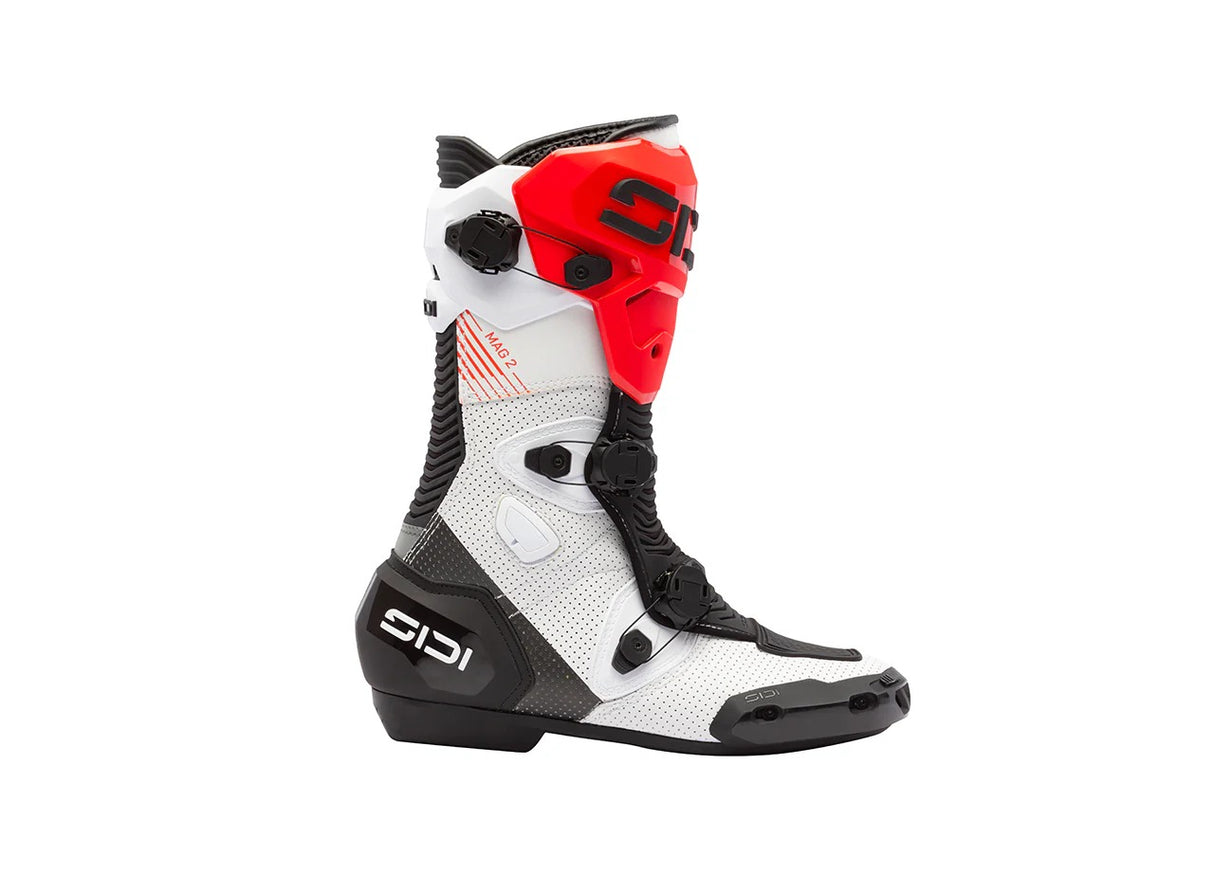 Sidi Mag 2 Air White/Black/Red Boots