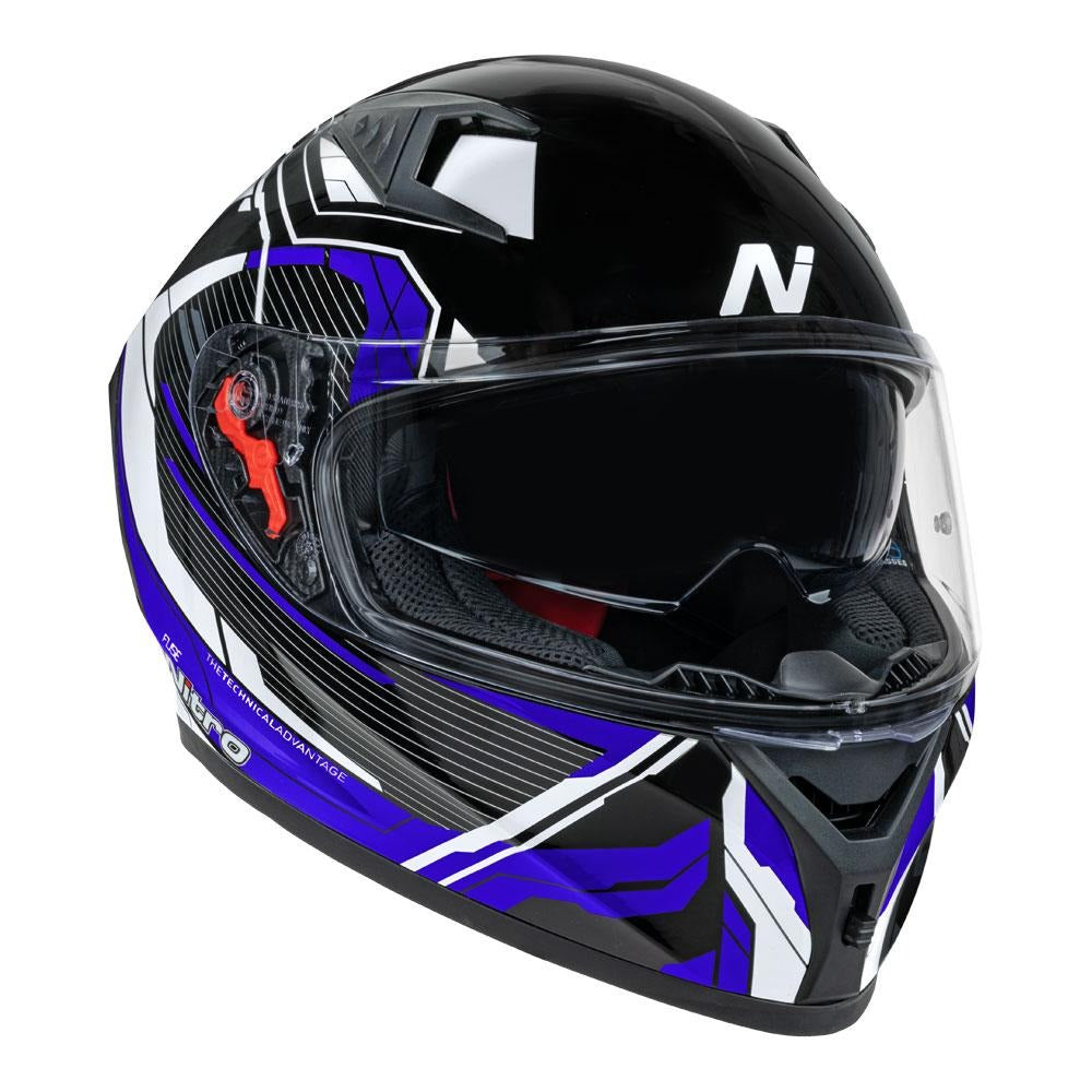 Nitro N501 DVS Fuse Gloss Blue/White/Black Helmet