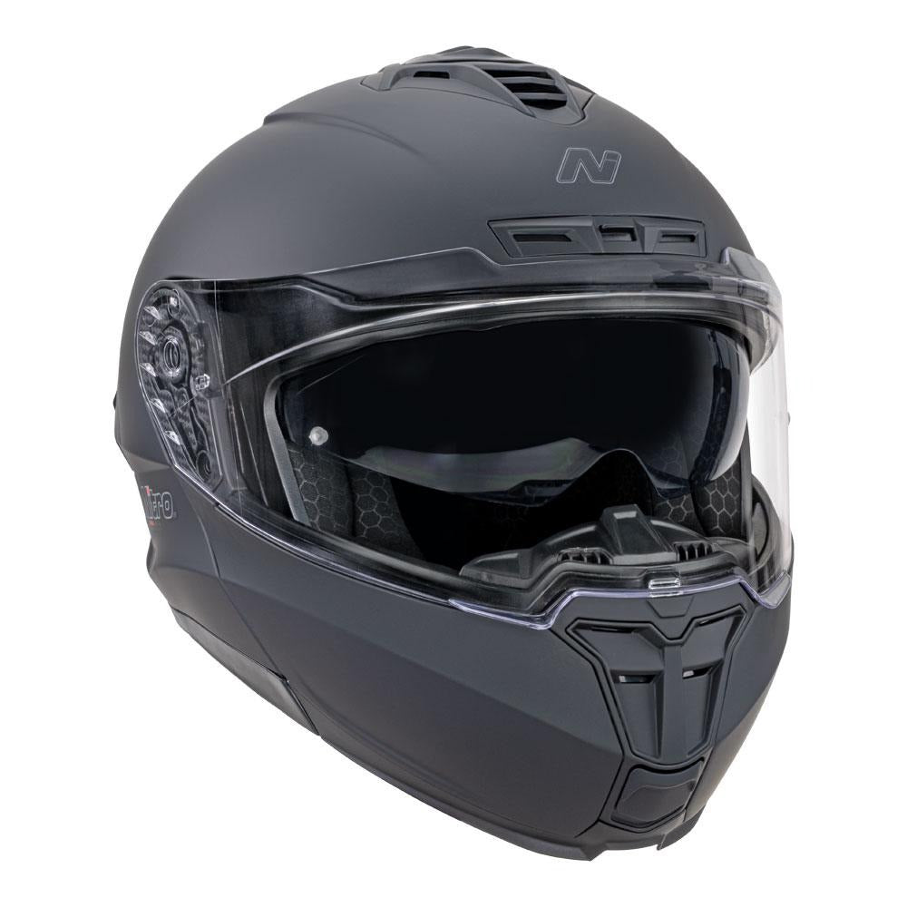 Nitro F920 DVS Turismo Satin Black Modular Helmet