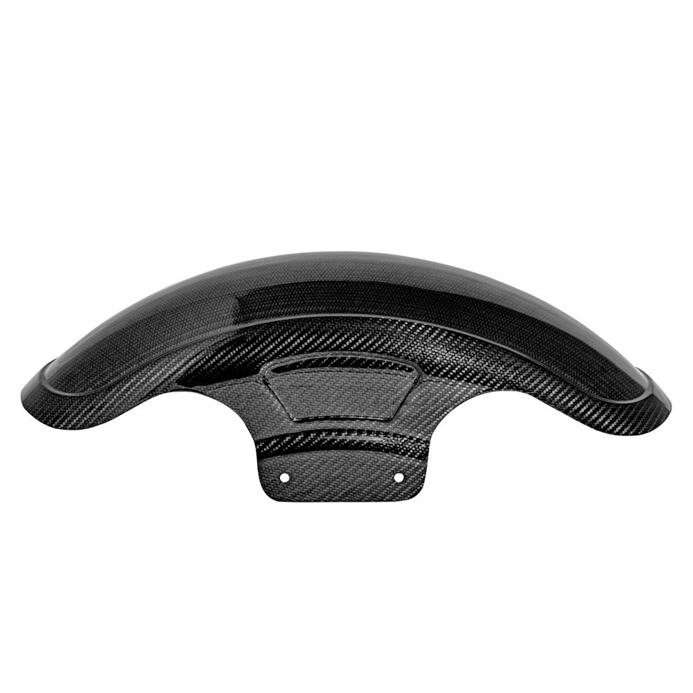 Saddlemen SAD-CF-823-07-001 Shorty Carbon Front Fender Gloss Finish for Harley-Davidson CVO Touring 23-Up/Street Glide/Road Glide/Touring 24-Up Models w/19" Front Wheel