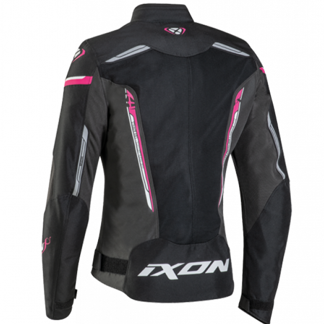 Ixon Striker Air Lady Black/Anthracite/Fushia Textile Womens Jacket