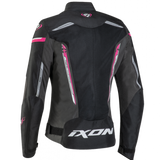 Ixon Striker Air Lady Black/Anthracite/Fushia Textile Womens Jacket