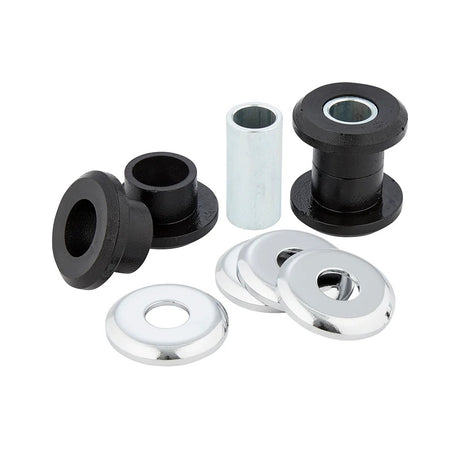Arlen Ness AN-08-029 Heavy Duty Polyurethane Handlebar Damper Kit Chrome for Touring 84-Up