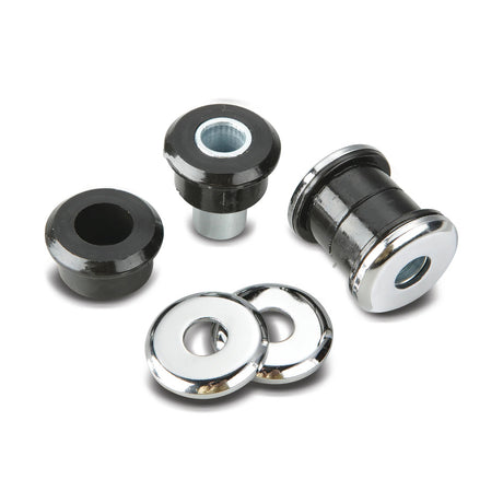 Arlen Ness AN-08-029 Heavy Duty Polyurethane Handlebar Damper Kit Chrome for Touring 84-Up