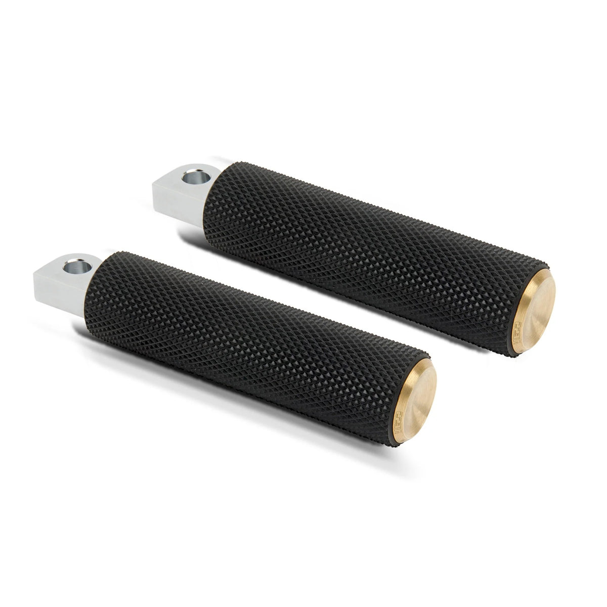 Arlen Ness AN-07-945 Knurled Fusion Passenger Footpegs Brass for Softail 18-Up