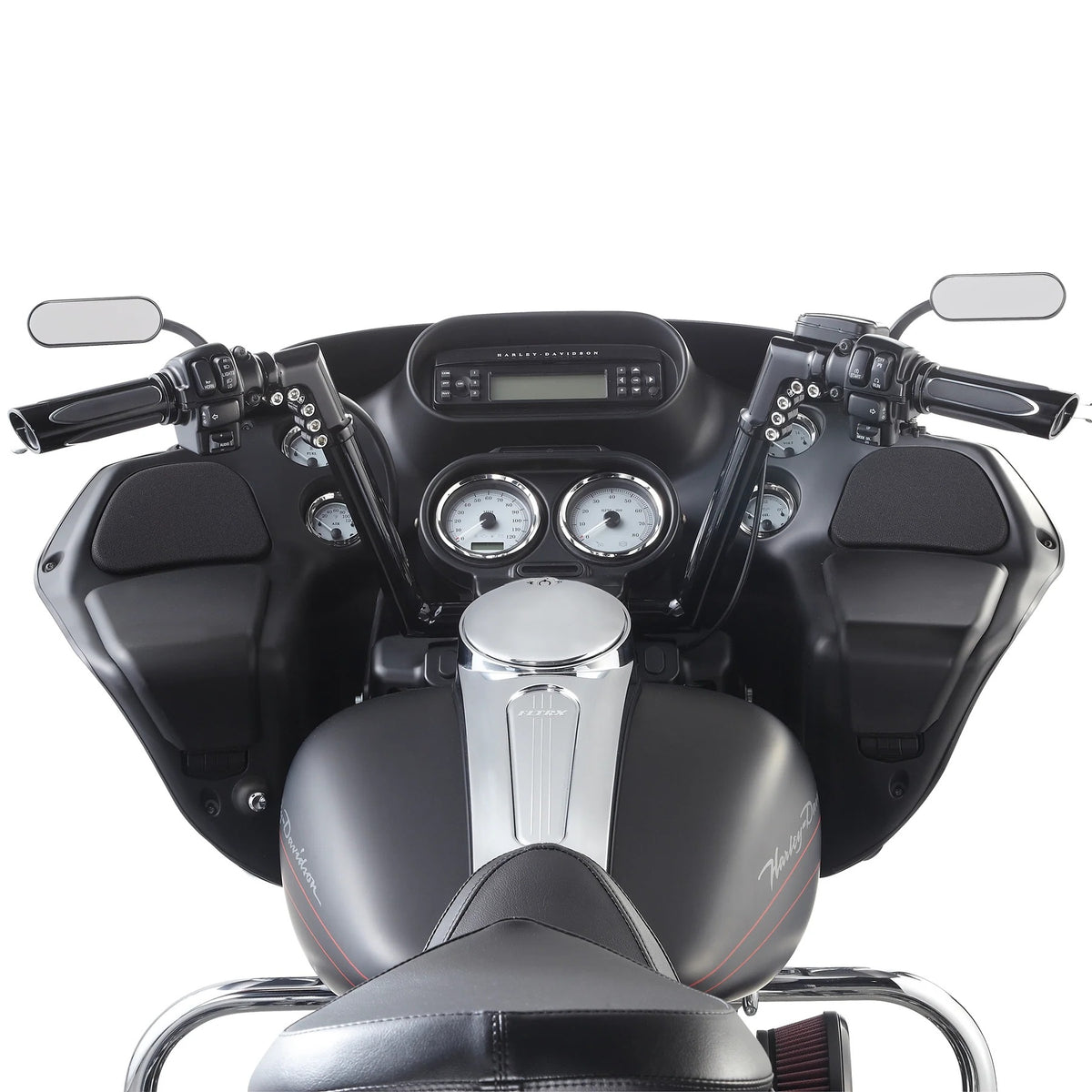 Arlen Ness AN-07-051 Deep Cut Comfort Handgrips Black for H-D w/Throttle Cable