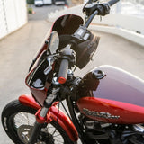 Arlen Ness AN-07-346 Knurled Fusion Handrips Red for Harley-Davidson Big Twin 08-24 w/Throttle-By-Wire