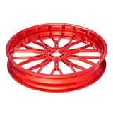 Arlen Ness AN-91-553 19" x 3.25" & 18" x 5.5" Y-Spoke Complete Wheel Set Red for Harley-Davidson Softail Low Rider S 20-Up/Low Rider ST 22-Up