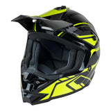 Nitro MX710 Shard II Gloss Fluro Yellow/Black Youth Helmet