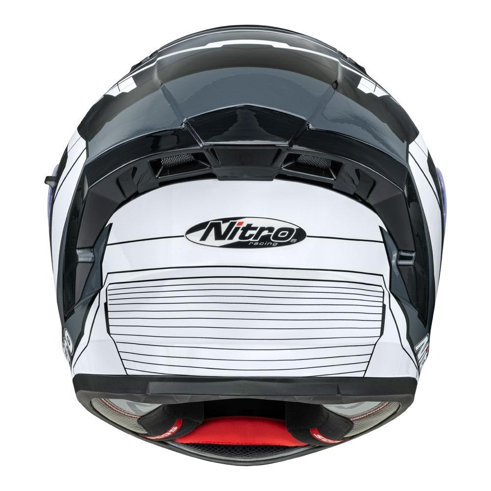 Nitro N501 DVS Fuse Gloss Grey/White/Black Helmet