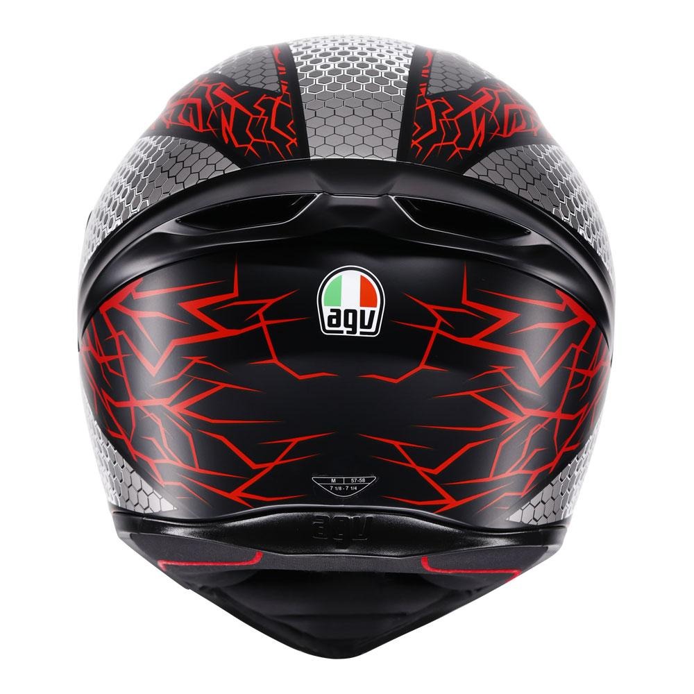 AGV K1 S Speedarmor Matte Black/Grey/Red Helmet