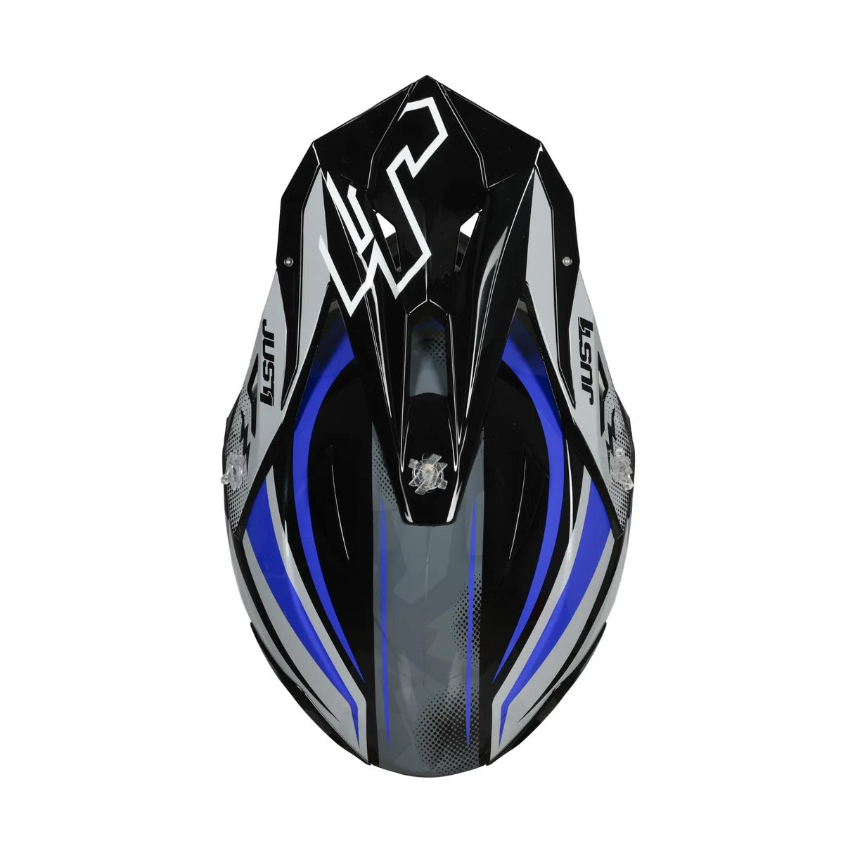 Just1 J39 Revo Gloss Grey/Blue/Black Helmet