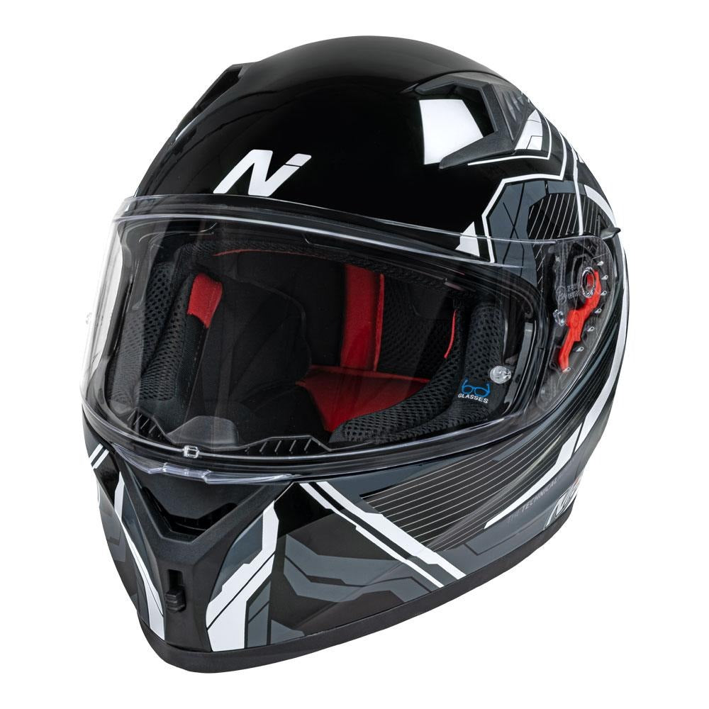 Nitro N501 DVS Fuse Gloss Grey/White/Black Helmet