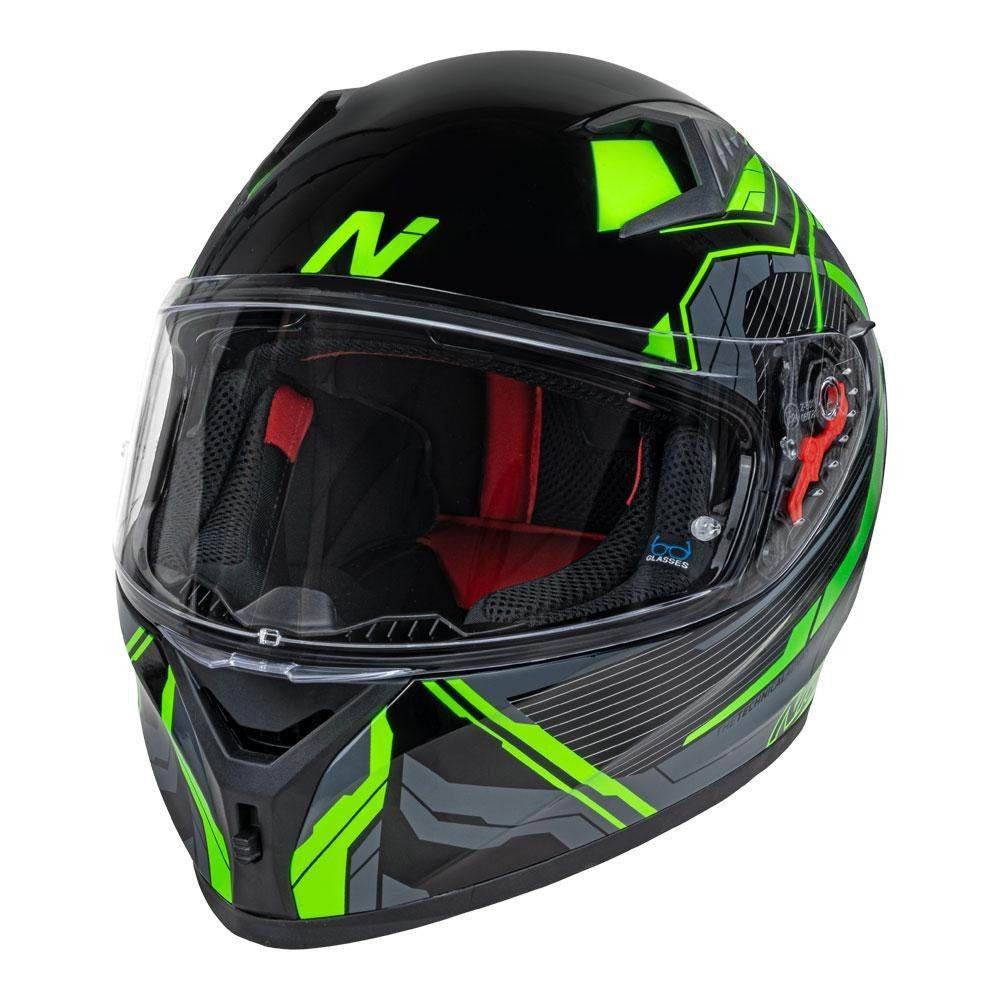 Nitro N501 DVS Fuse Gloss Green/Grey/Black Helmet