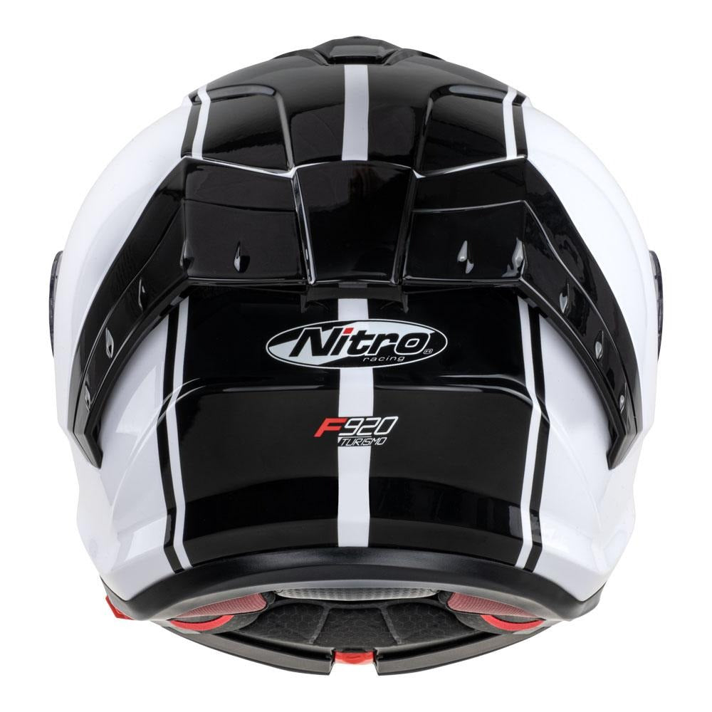 Nitro F920 DVS Turismo Gloss White/Black Modular Helmet