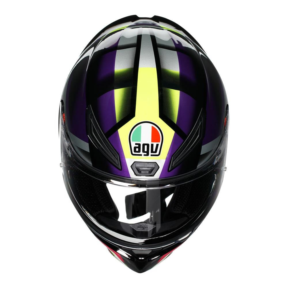 AGV K1 S Fastlap Gloss Black/Purple/Pink Helmet