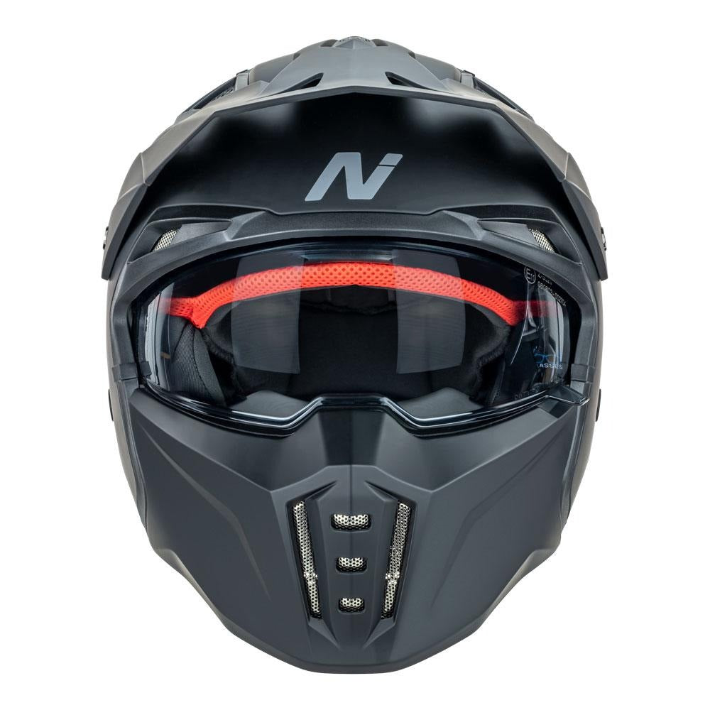 Nitro NZ302 Commando Matte Black Helmet