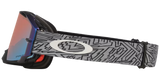 Oakley Airbrake MX Goggles w/Grey Strike Strap & Prizm MX Sapphire Iridium Lenses