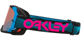 Oakley Airbrake MX Goggles w/Blue Wired Strap & Prizm MX Sapphire Iridium Lenses