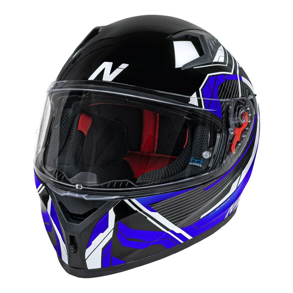 Nitro N501 DVS Fuse Gloss Blue/White/Black Helmet