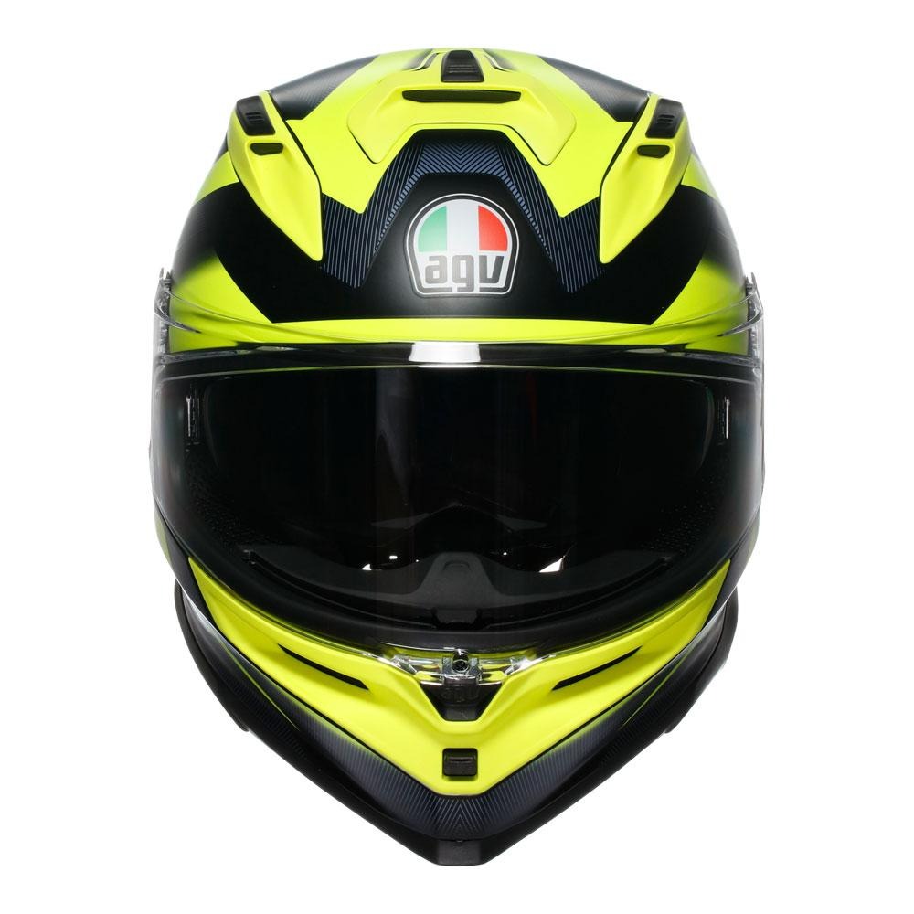 AGV K7 Glimpse Black/Fluro Yellow Helmet