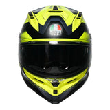 AGV K7 Glimpse Black/Fluro Yellow Helmet
