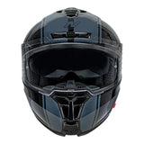 Nitro F920 DVS Turismo Gloss Black/Gunmetal Grey Modular Helmet