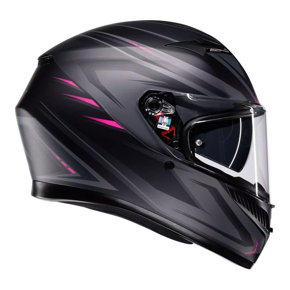 AGV K3 Syth Matte Black/Pink Helmet