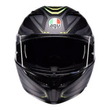 AGV K3 Syth Matte Black/Fluro Yellow Helmet