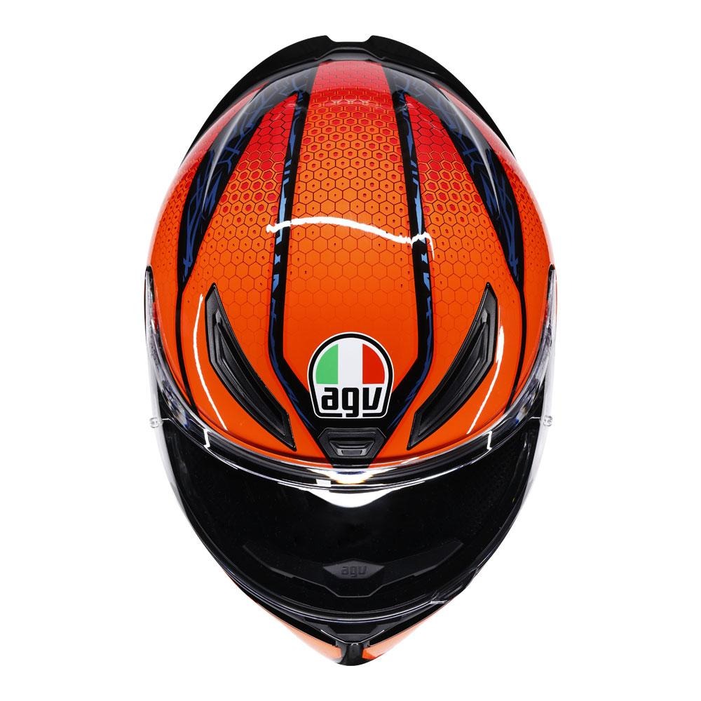 AGV K1 S Speedarmor Gloss Black/Orange/Blue Helmet