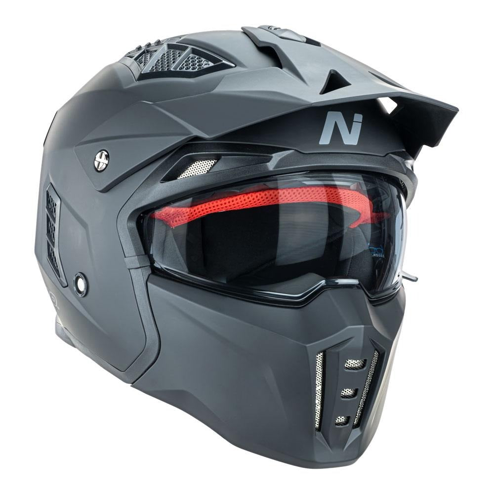 Nitro NZ302 Commando Matte Black Helmet